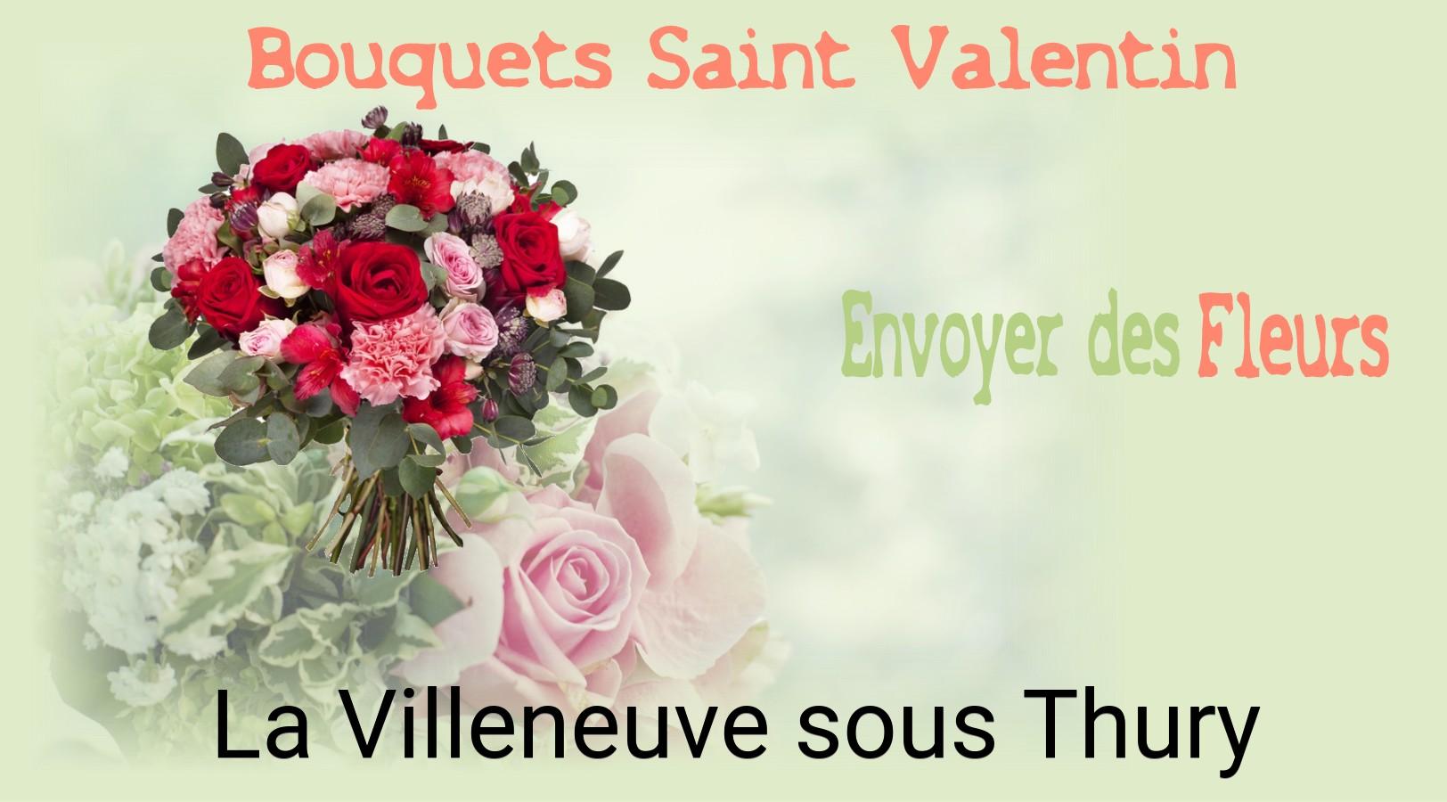 Roses de Saint-Valentin livrées à La Villeneuve-sous-Thury